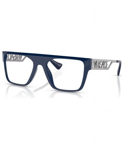 Men's Rectangle Eyeglasses VE3326U53-X Blue $45.28 Mens