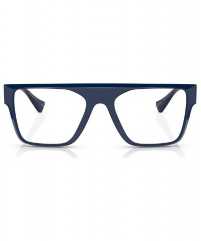 Men's Rectangle Eyeglasses VE3326U53-X Blue $45.28 Mens