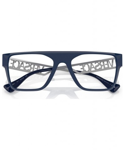 Men's Rectangle Eyeglasses VE3326U53-X Blue $45.28 Mens