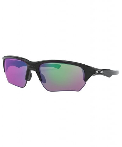 Men's Low Bridge Fit Sunglasses OO9372 Flak Beta 65 Black $50.10 Mens