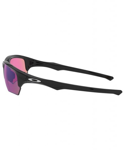 Men's Low Bridge Fit Sunglasses OO9372 Flak Beta 65 Black $50.10 Mens