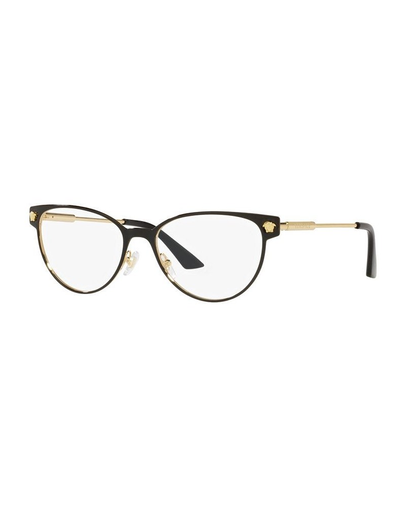 VE1277 Women's Irregular Eyeglasses Pale Gold Tone $78.30 Womens