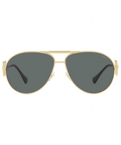 Unisex Polarized Sunglasses VE2249 65 Gold-Tone $86.90 Unisex