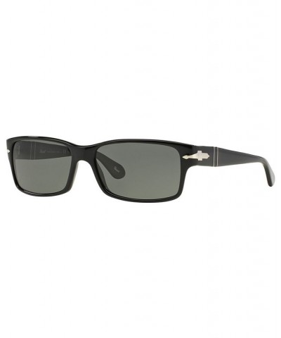 Polarized Sunglasses PO2803S 58 Black/Green $49.92 Unisex