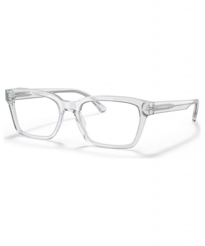Men's Rectangle Eyeglasses EA319253-O Crystal $48.90 Mens