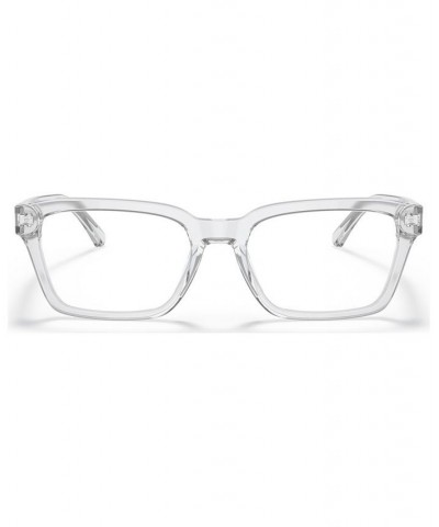 Men's Rectangle Eyeglasses EA319253-O Crystal $48.90 Mens