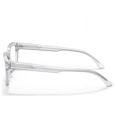 Men's Rectangle Eyeglasses EA319253-O Crystal $48.90 Mens