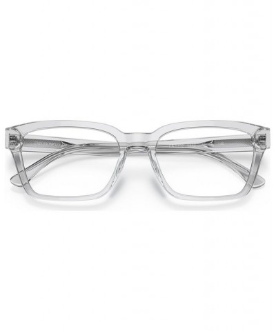 Men's Rectangle Eyeglasses EA319253-O Crystal $48.90 Mens