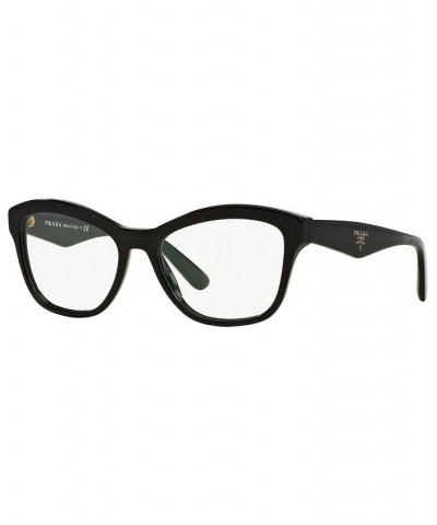 PR 29RV Unisex Cat Eye Eyeglasses Black $58.60 Unisex