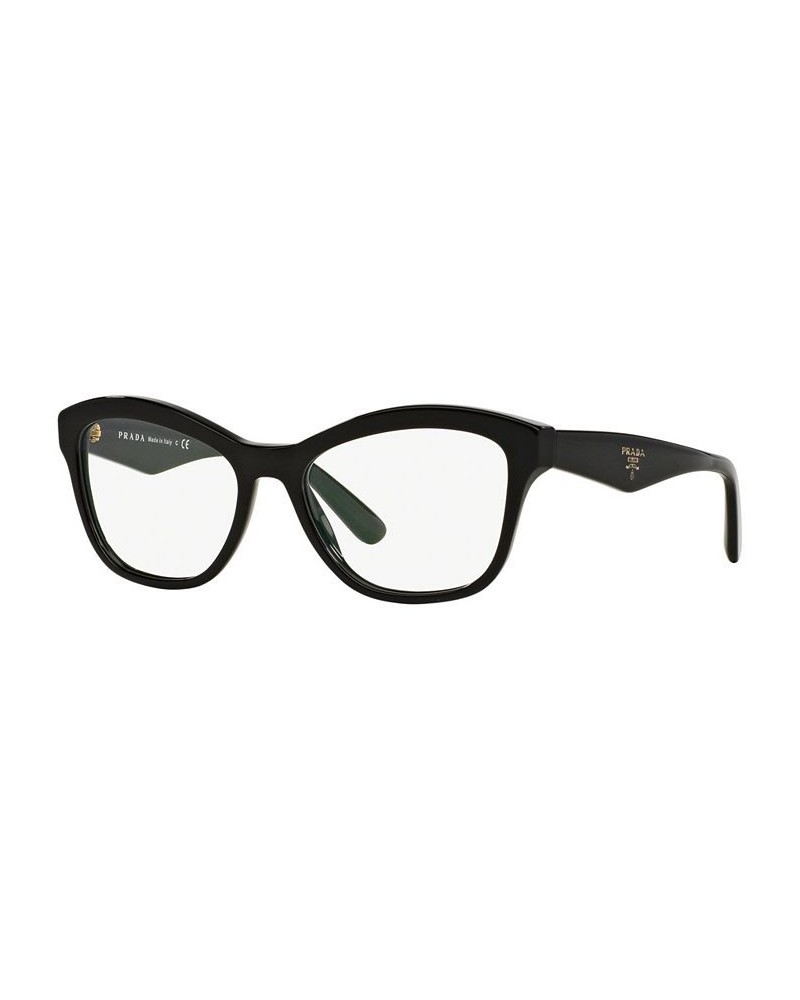 PR 29RV Unisex Cat Eye Eyeglasses Black $58.60 Unisex