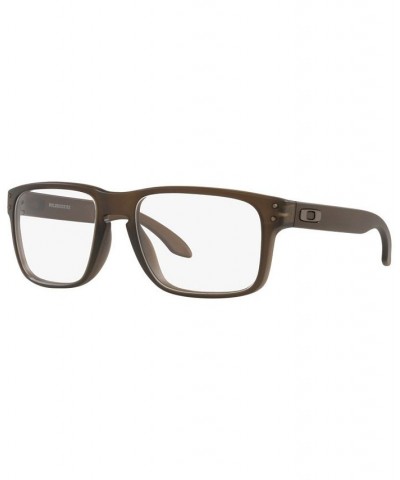 OX8156 Men's Square Eyeglasses Satin Brown Smoke $45.60 Mens