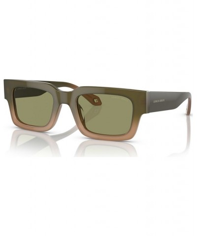 Men's Sunglasses AR8184U Gradient Green/Brown $68.80 Mens
