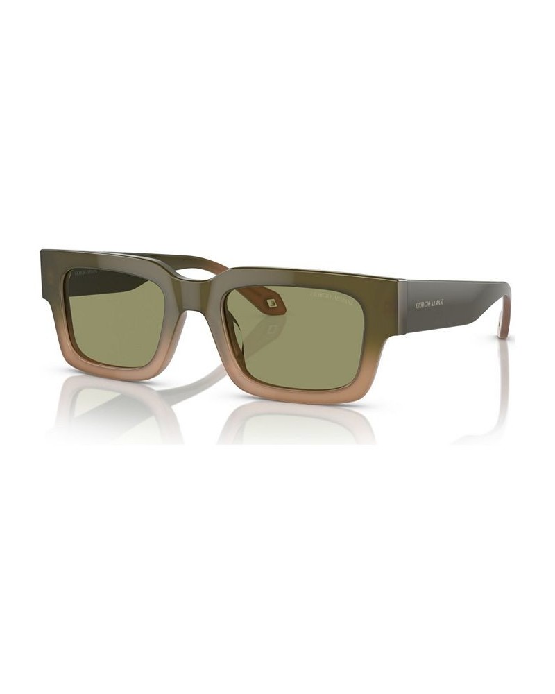 Men's Sunglasses AR8184U Gradient Green/Brown $68.80 Mens