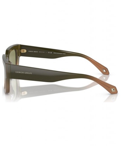 Men's Sunglasses AR8184U Gradient Green/Brown $68.80 Mens