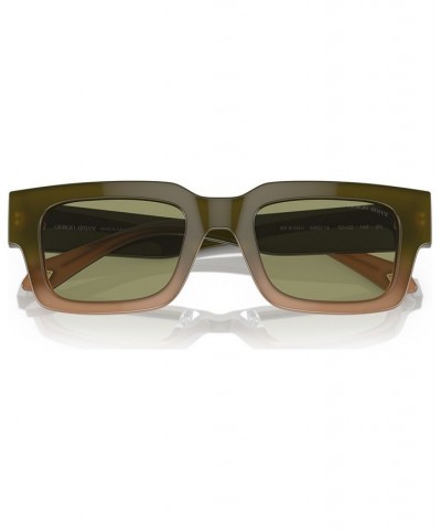 Men's Sunglasses AR8184U Gradient Green/Brown $68.80 Mens