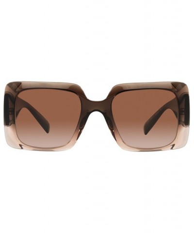 Women's Sunglasses VE4405 54 Transparent Brown Gradient $37.70 Womens