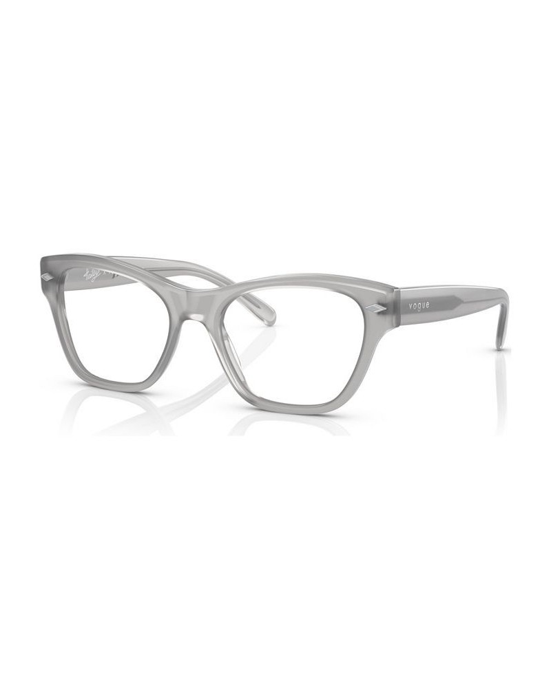 Women's Cat Eye Eyeglasses VO544652-O Gray $23.76 Womens