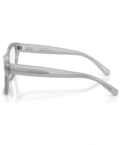 Women's Cat Eye Eyeglasses VO544652-O Gray $23.76 Womens