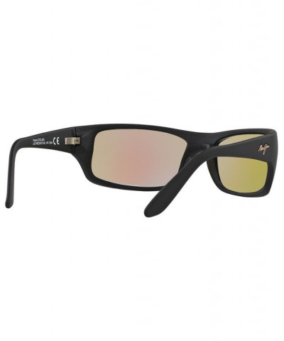 Peahi Polarized Sunglasses 202 Blue Hawaii Collection BLACK MATTE/BLUE MIRROR POLAR $47.43 Unisex