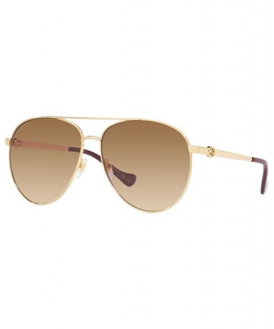 Women's Sunglasses GG1088S 61 Gold-Tone $125.10 Womens
