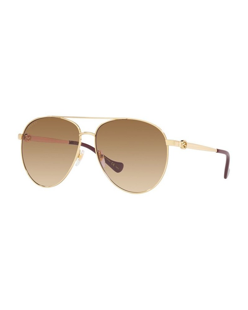 Women's Sunglasses GG1088S 61 Gold-Tone $125.10 Womens