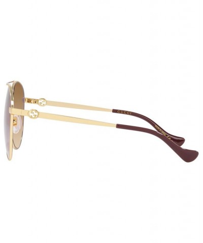 Women's Sunglasses GG1088S 61 Gold-Tone $125.10 Womens