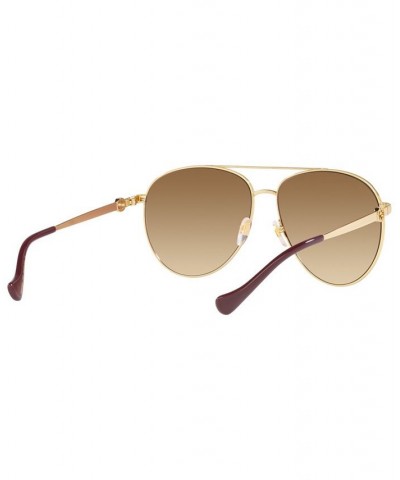 Women's Sunglasses GG1088S 61 Gold-Tone $125.10 Womens