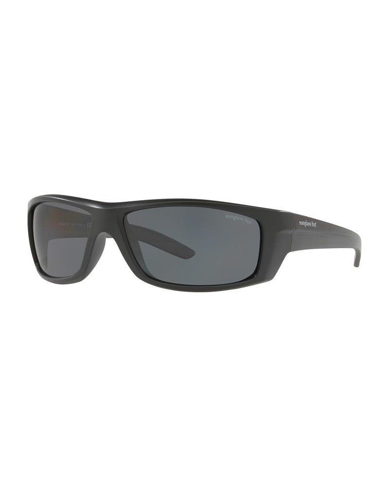 Polarized Sunglasses HU2007 63 MATTE BLACK/GREY POLAR $24.99 Unisex