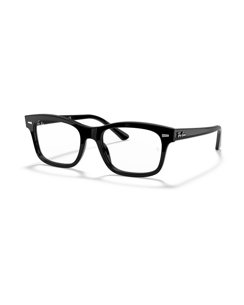 RX5383 Unisex Rectangle Eyeglasses Black $47.75 Unisex