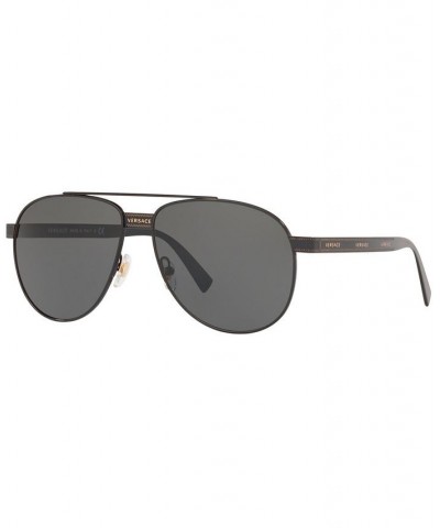 Men's Sunglasses VE2209 58 BLACK/GREY $69.74 Mens