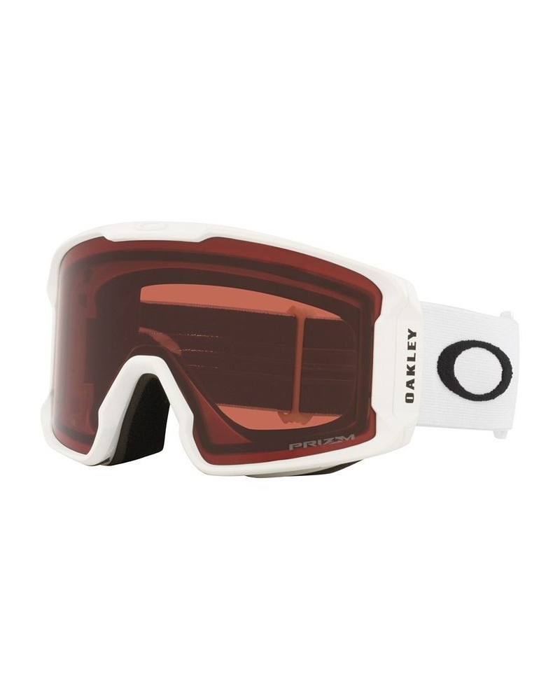 Unisex Line Miner L Snow Goggles OO7070-B9 Matte White $23.58 Unisex