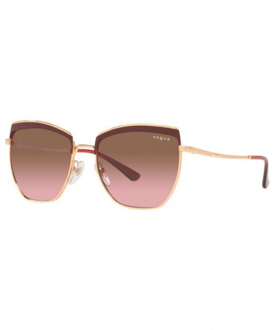 Women's Sunglasses VO4234S 54 Top Bordeaux/Rose Gold-Tone $13.72 Womens