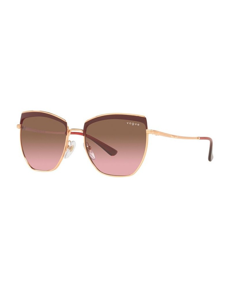 Women's Sunglasses VO4234S 54 Top Bordeaux/Rose Gold-Tone $13.72 Womens