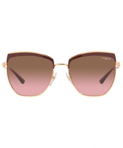 Women's Sunglasses VO4234S 54 Top Bordeaux/Rose Gold-Tone $13.72 Womens