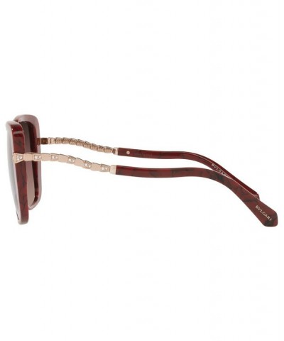 Women's Sunglasses BV8237B 55 Marble Cherry $112.47 Womens