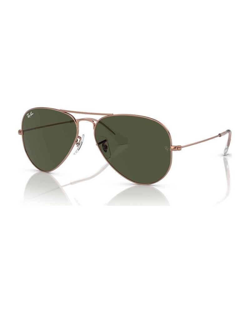 Sunglasses RB3025 AVIATOR CLASSIC Rose Gold-Tone $40.75 Unisex