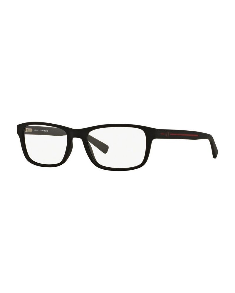 Armani Exchange AX3021 Men's Rectangle Eyeglasses Matte Blk $14.88 Mens