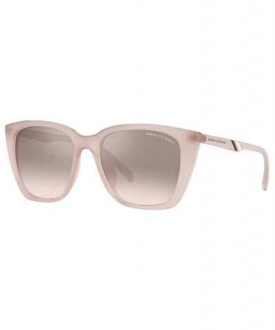 Women's Sunglasses AX4116SU 53 Shiny Opaline Pink $14.76 Womens