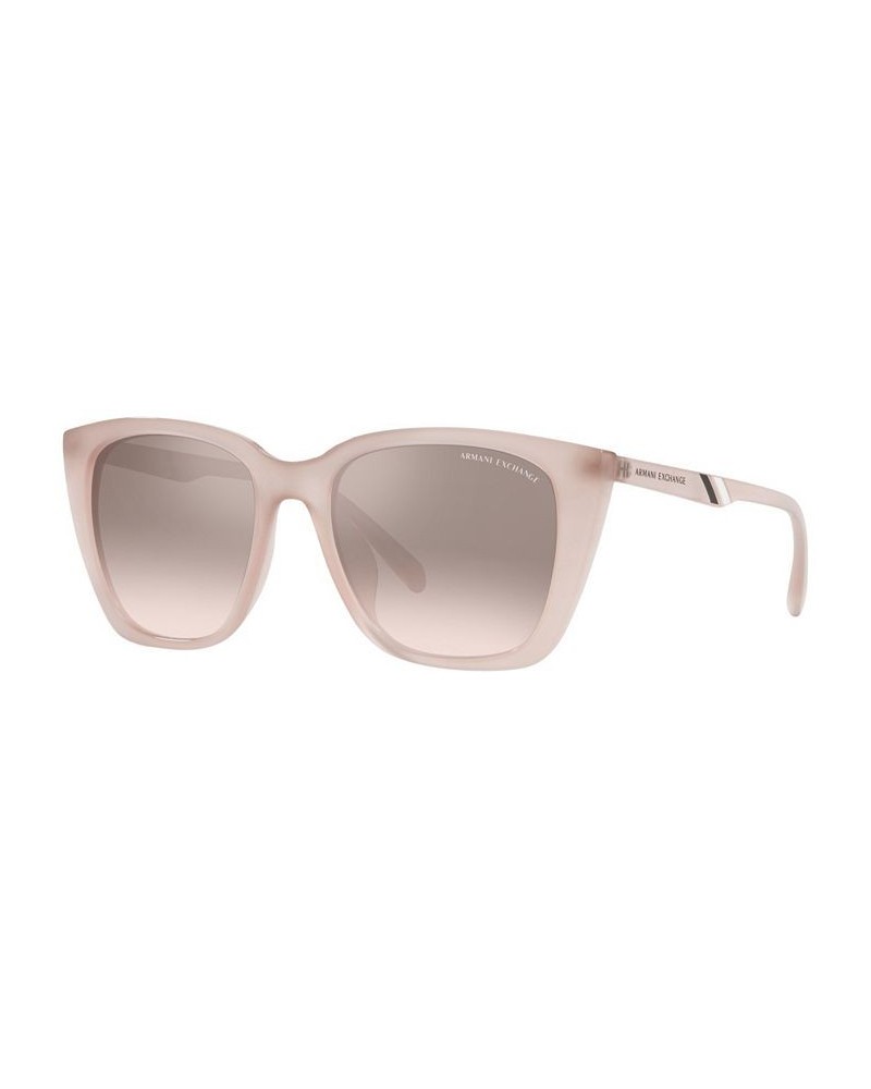 Women's Sunglasses AX4116SU 53 Shiny Opaline Pink $14.76 Womens