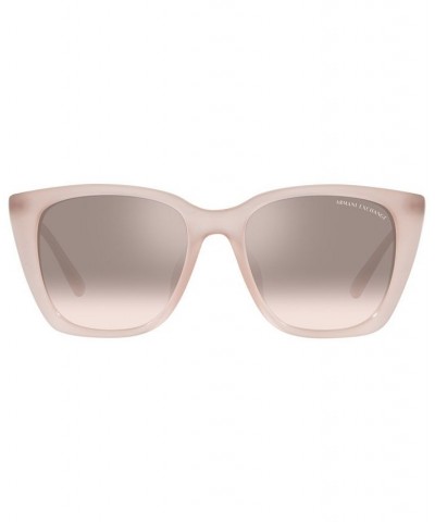 Women's Sunglasses AX4116SU 53 Shiny Opaline Pink $14.76 Womens