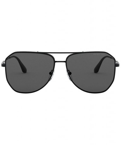 Polarized Sunglasses 0PR 63XS BLACK/POLAR GREY $109.25 Unisex