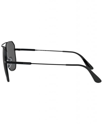 Polarized Sunglasses 0PR 63XS BLACK/POLAR GREY $109.25 Unisex