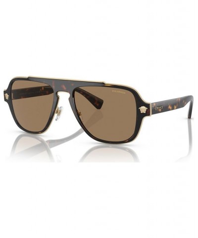 Men's Polarized Sunglasses VE2199 Havana $51.38 Mens