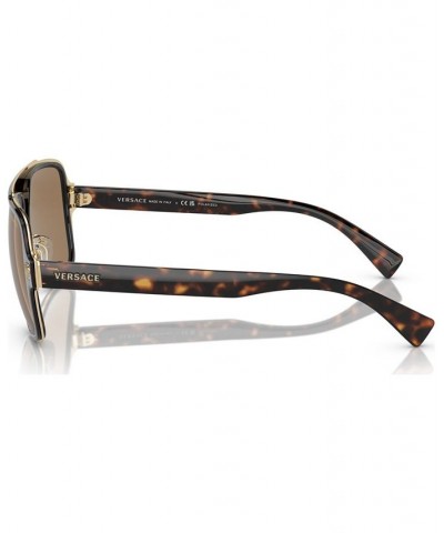 Men's Polarized Sunglasses VE2199 Havana $51.38 Mens