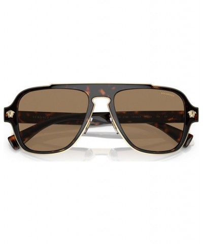 Men's Polarized Sunglasses VE2199 Havana $51.38 Mens