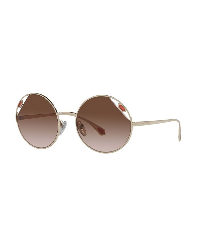 Women's Sunglasses BV6159 54 PALE GOLD/BROWN GRADIENT $78.13 Womens