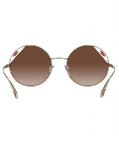 Women's Sunglasses BV6159 54 PALE GOLD/BROWN GRADIENT $78.13 Womens