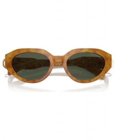 Women's Sunglasses Empire Oval Amber Tortoise $25.44 Womens