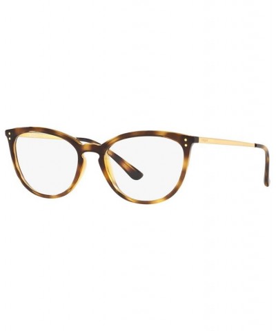 Women's Cat Eye Eyeglasses VO527653-O Top Gradient Blue/Crystal $23.63 Womens