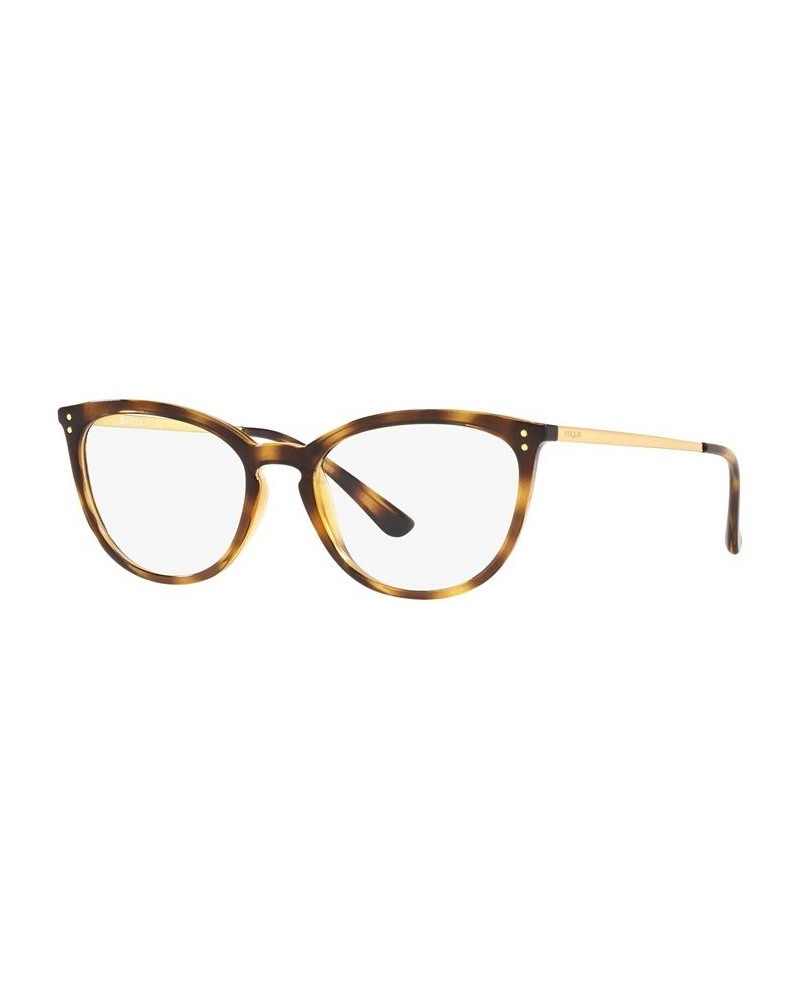 Women's Cat Eye Eyeglasses VO527653-O Top Gradient Blue/Crystal $23.63 Womens